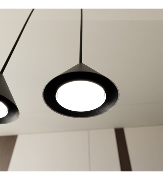 Lampe suspendue ELIT 4 Noir – design conique minimaliste ELIT 4 NOIR