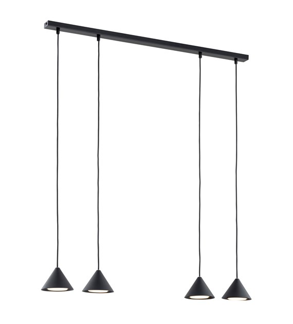 Lampe suspendue ELIT 4 Noir – design conique minimaliste ELIT 4 NOIR