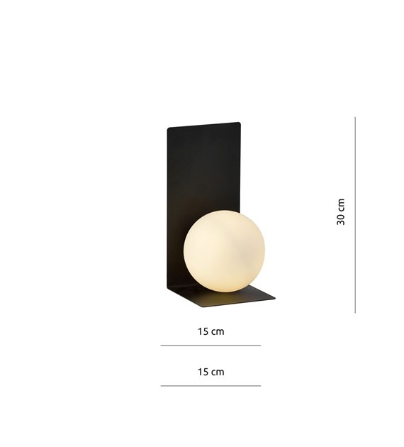 Applique murale FORME 5, verre et métal noir, élégance minimaliste FORME 5