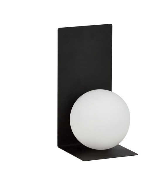 Applique murale FORME 5, verre et métal noir, élégance minimaliste FORME 5
