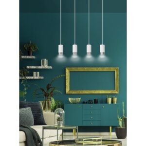 FUMIKO 4 BLANC/CHROME