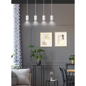 FUMIKO 4 BLANC/CHROME