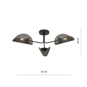 GOMEZ 3 BLACK luminaire