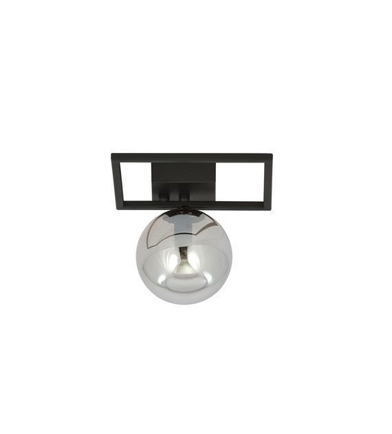 Plafonnier IMAGO 1 E en noir et gris anthracite IMAGO 1E NOIR/GRIS ANTHRACITE