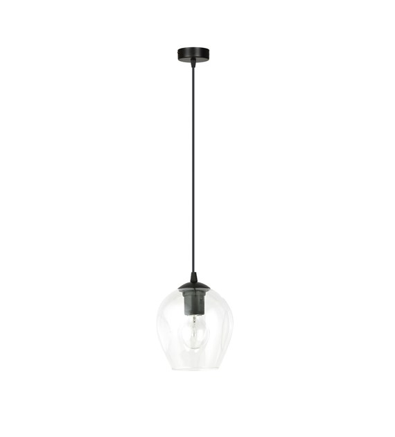 ISTAR suspension minimaliste abat-jours en verre, origine Pologne ISTAR 1 BL TRANSPARENT