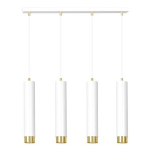 La boutique des lampes Design pour tous KIBO 4 BLANC/OR