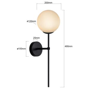 Kinkiet PIRULETA G9 - noir