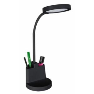 Lampe de bureau avec organisateur LABOR LED 8W DIM noire