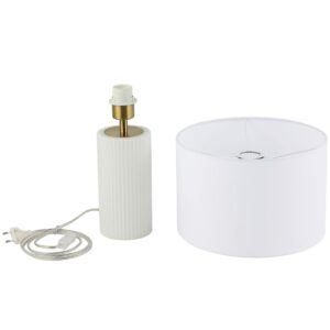 Lampe de bureau TOKIO E27 - blanche