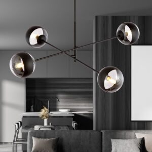 LINEAR 4 NOIR/RAYURE