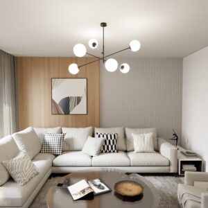 LINEAR 6 NOIR/OPALE