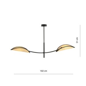 LOTUS 2 NOIR/RATAN