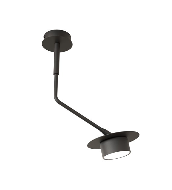 MIZU 1 Lampe suspendue noire, bras orientables loft industriel MIZU 1 BL