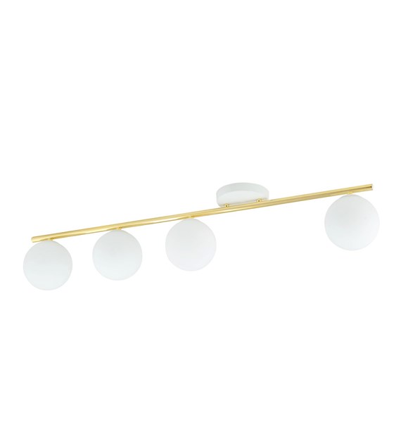 Plafonnier MONZA 4 Blanc Opal – Design minimaliste fabriqué en Pologne MONZA 4 BLANC OPAL