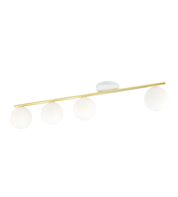 Plafonnier MONZA 4 Blanc Opal – Design minimaliste fabriqué en Pologne MONZA 4 BLANC OPAL