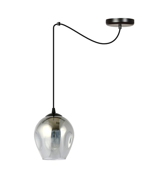 LEVEL suspension araignée, 1/3/5 sources, verre, hauts plafonds NIVEAU 1 BL GRAFIT