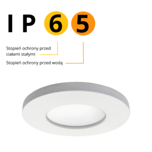 Oczko rond LAGOS GU10 IP65 - blanc