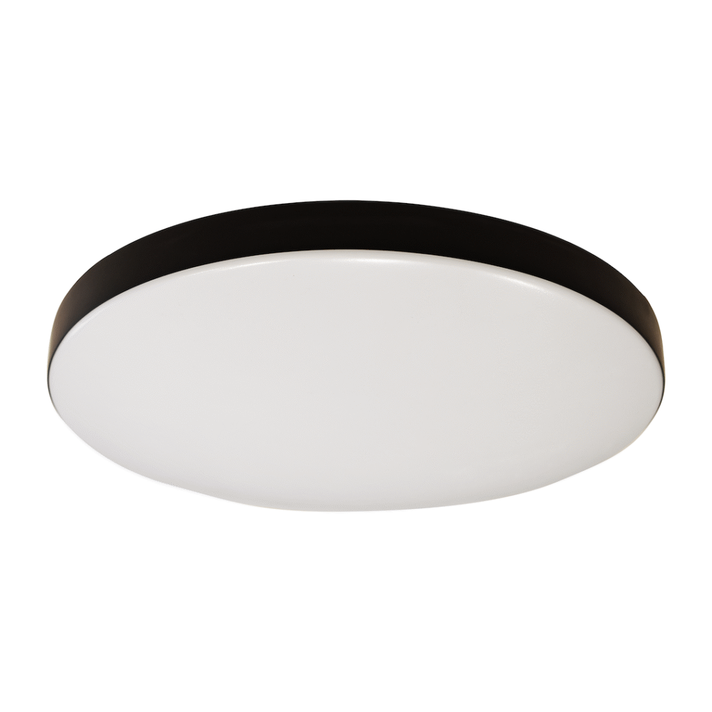 La boutique des lampes Design pour tous Plafonnier LED MAYA NOIR 15W IP44 Ø330 mm