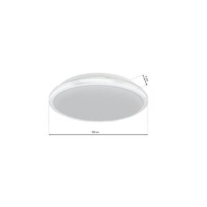 Plafonnier LED Terma Blanc 18W IP44 Ø280 mm