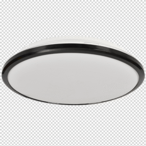 Plafonnier LED TERMA NOIR 24W IP44 Ø360 mm