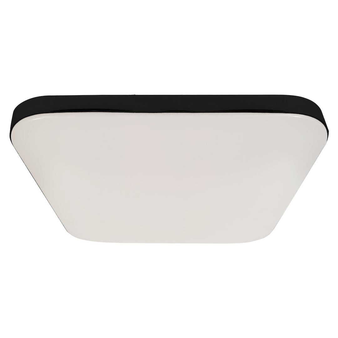Plafonnier Nemo PIR 16 W IP44 4000 K 1690 lm noir pour salle de bain Plafonnier Nemo Noir 16W avec Détecteur de Mouvement PIR