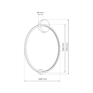 Plafonnier Saturno Or 25W LED