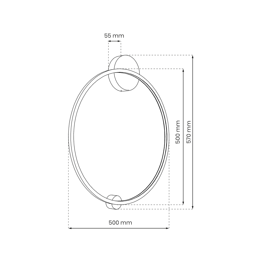 Plafonnier LED Saturno or IP44 25 W 1400 lm 4000 K salle de bain Plafonnier Saturno Or 25W LED