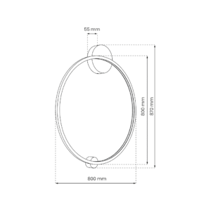 Plafonnier Saturno Or 46W LED