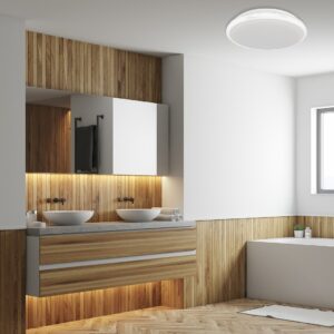 Plafonnier Terma Blanc 24W LED IP44 Ø360 mm