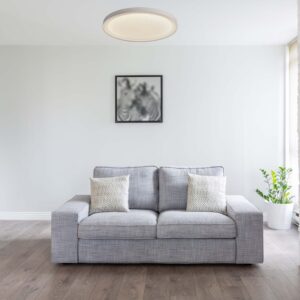 Plafonnier VEGAS petit 30 LED 18W 4000K IP54 - blanc