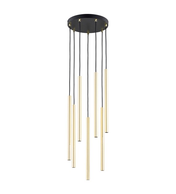 Lampe suspendue Selter 7 Premium Or, glamour doré moderne SELTER 7 PREMIUM OR