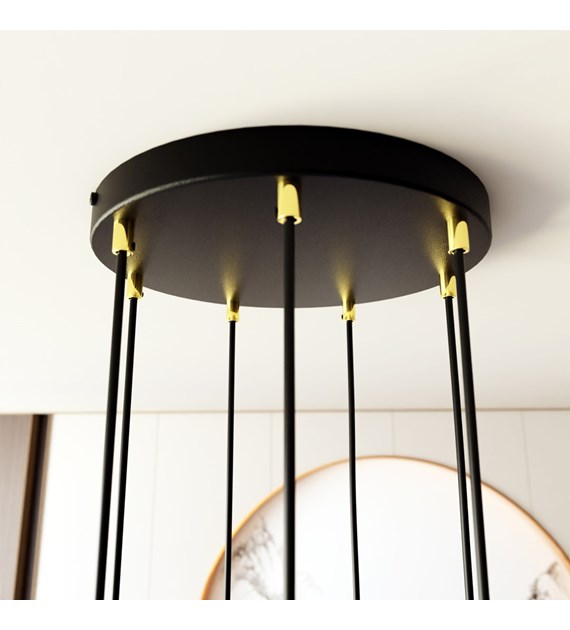 Lampe suspendue Selter 7 Premium Or, glamour doré moderne SELTER 7 PREMIUM OR