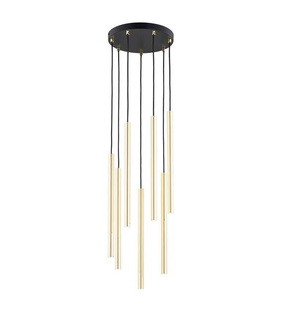 Lampe suspendue Selter 7 Premium Or, glamour doré moderne SELTER 7 PREMIUM OR
