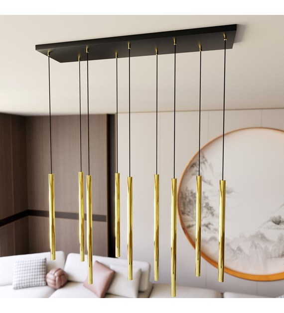 Lampe suspendue Selter 9 Or – accent luxueux, glamour moderne SELTER 9 OR
