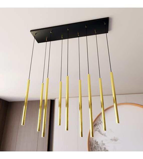 Lampe suspendue Selter 9 Or – accent luxueux, glamour moderne SELTER 9 OR