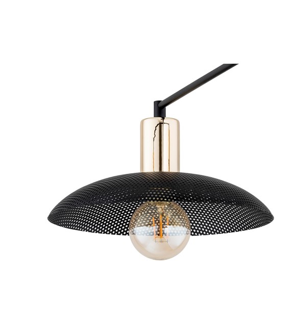 Plafonnier industriel SPIRIT 2 noir, design métal minimaliste SPIRIT 2 NOIR