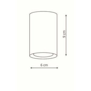 Spot encastrable MANACOR 9 GU10 - blanc/anneau blanc