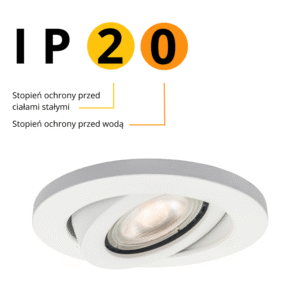Spot encastrable rond LAGOS GU10 blanc