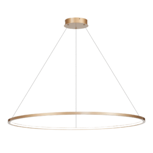 Suspension LED 65W 120cm Saturno Or pour Éclairage Salle de Bain