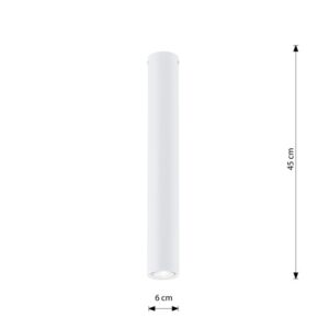 TECNO 1L BLANC luminaire