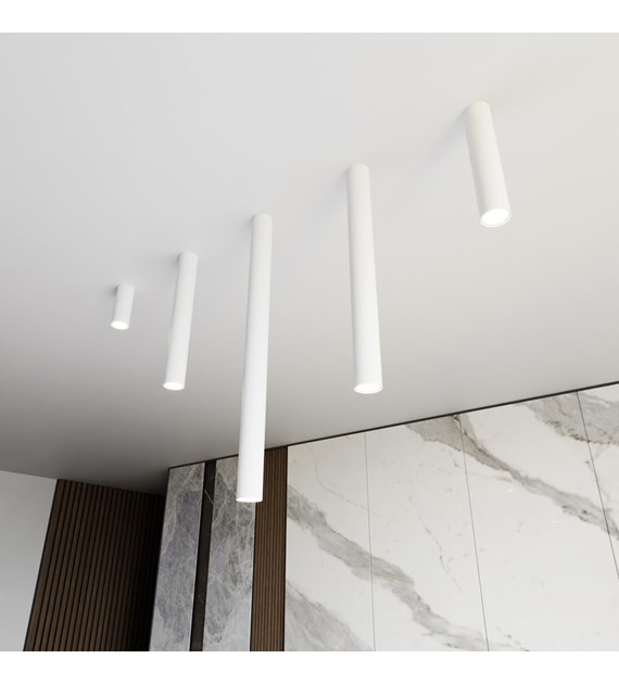 Plafonnier design blanc TECNO 1 XL – réf. 1317/1 XL TECNO 1XL BLANC luminaire