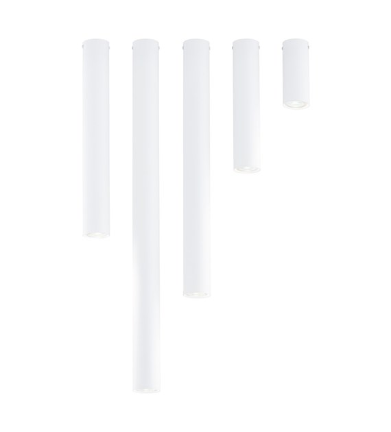 Plafonnier design blanc TECNO 1 XL – réf. 1317/1 XL TECNO 1XL BLANC luminaire