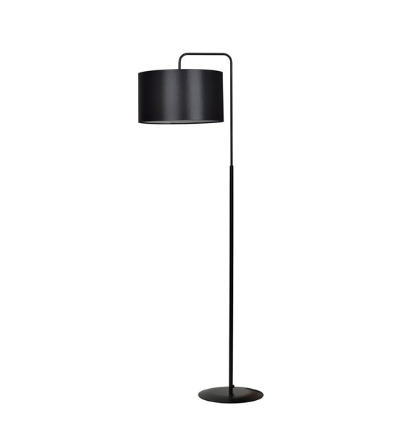 Lampe sur pied TRAPO noire – design minimaliste, 100% polonaise TRAPO LP1 BL NOIR