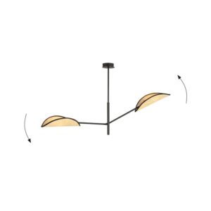 VENE 2 NOIR/RATTAN