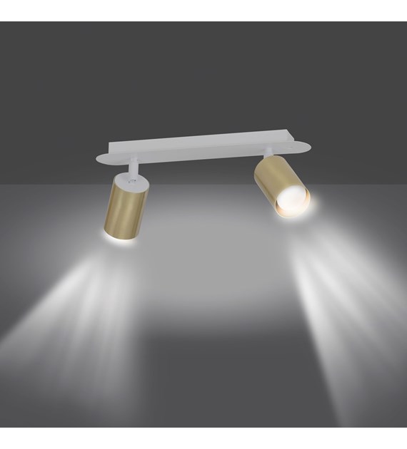 Plafonnier ZEN 2 Blanc: éclairage d'appoint et angle réglable ZEN 2 BLANC