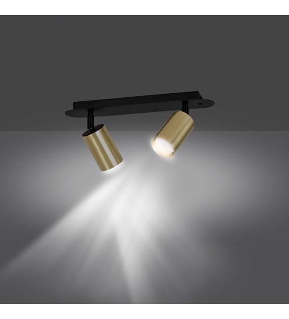 Plafonnier ZEN 2 Noir: éclairage ciblé et diffusion réglable ZEN 2 NOIR