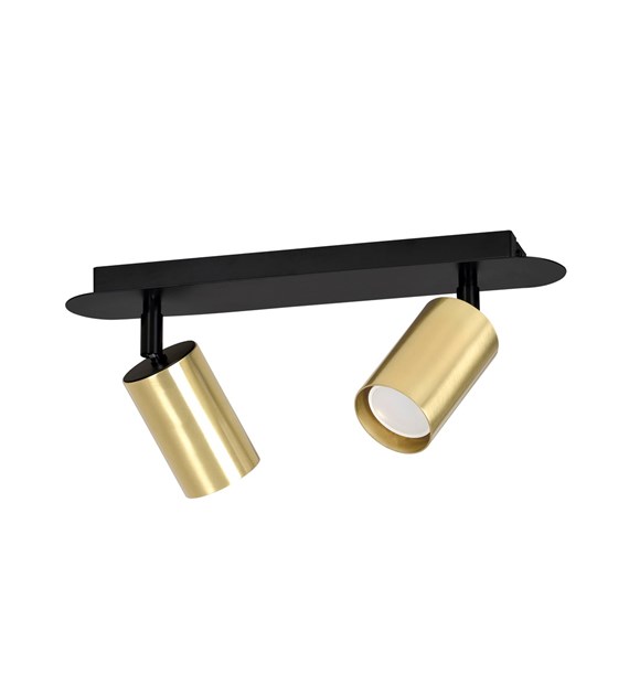 Plafonnier ZEN 2 Noir: éclairage ciblé et diffusion réglable ZEN 2 NOIR