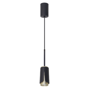 FLOWER BLACK GOLD SUSPENSION LUMINAIRE 1xGU10