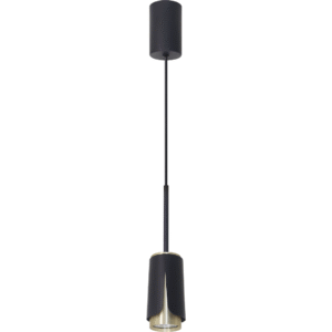FLOWER BLACK GOLD SUSPENSION LUMINAIRE 1xGU10