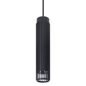 LAMPE SUSPENDUE VERTICALE NOIRE 1xGU10
